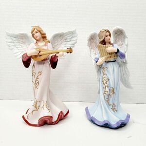 Thomas Kinkade Heavenly Song & Heaven's Melody Nativity Collection Figurine '03